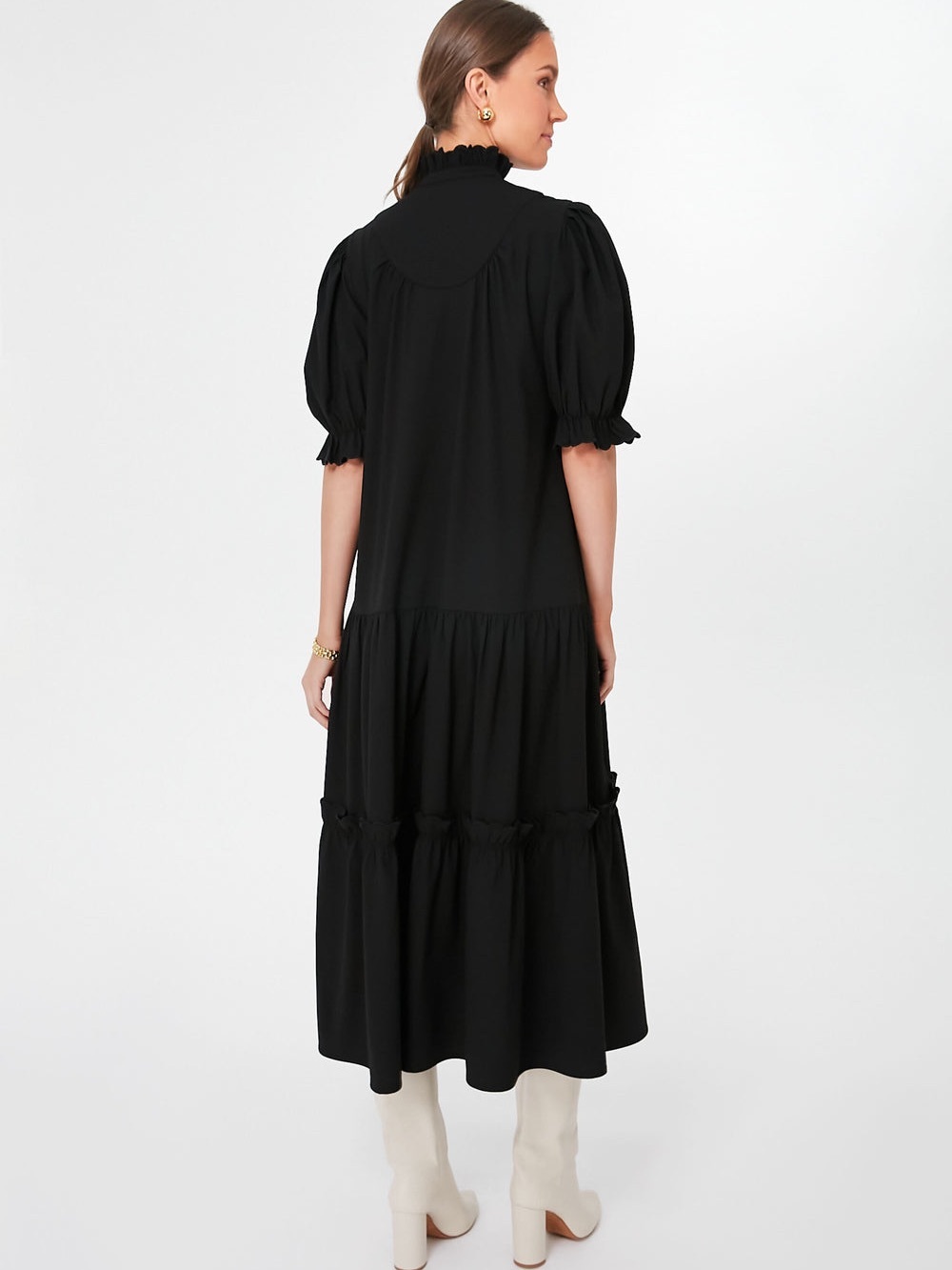 NWT Tuckernuck Pomander Place Selena Maxi Dress Black XXXL 18 - Picture 3 of 15